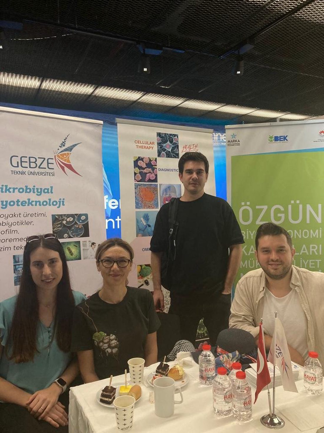 Our lab ran a stand at the GTÜ and İstanbul Teknopark protocol launch