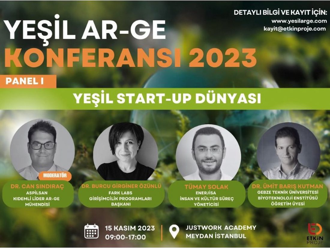 Our PI Ümit Barış Kutman joined a panel at the Green R&D Conference