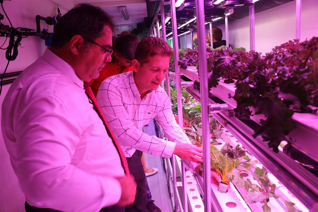 Our vertical farming R&D facility with Plant Factory opens at GTÜ